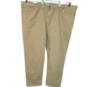 Wrangler Authentics NWT Men's Loose Fit Jeans Khaki Big & Tall Sz 56 x 32